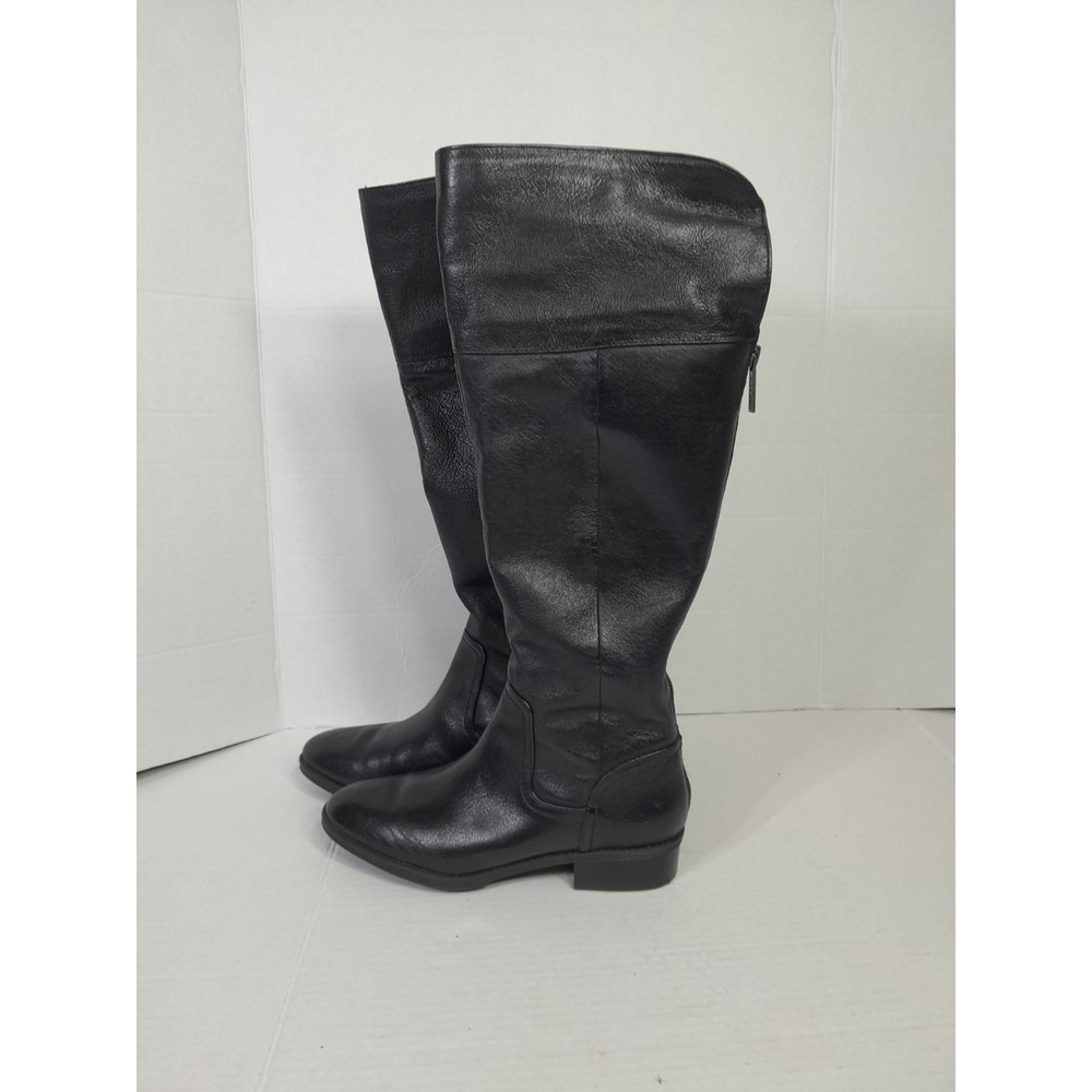 NINE WEST WOMEN Riding BOOTS Sz 6 M  black Pre-owned
